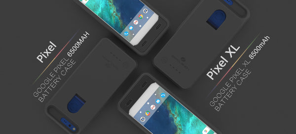 Launch for Google Pixel 6500mAh Extended Battery Case and Pixel XL 8500mAh Extended Battery Case