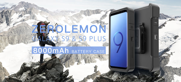 ZeroLemon Launches 8000mAh Power Packed Battery Charger Case for  Samsung Galaxy S9/S9Plus