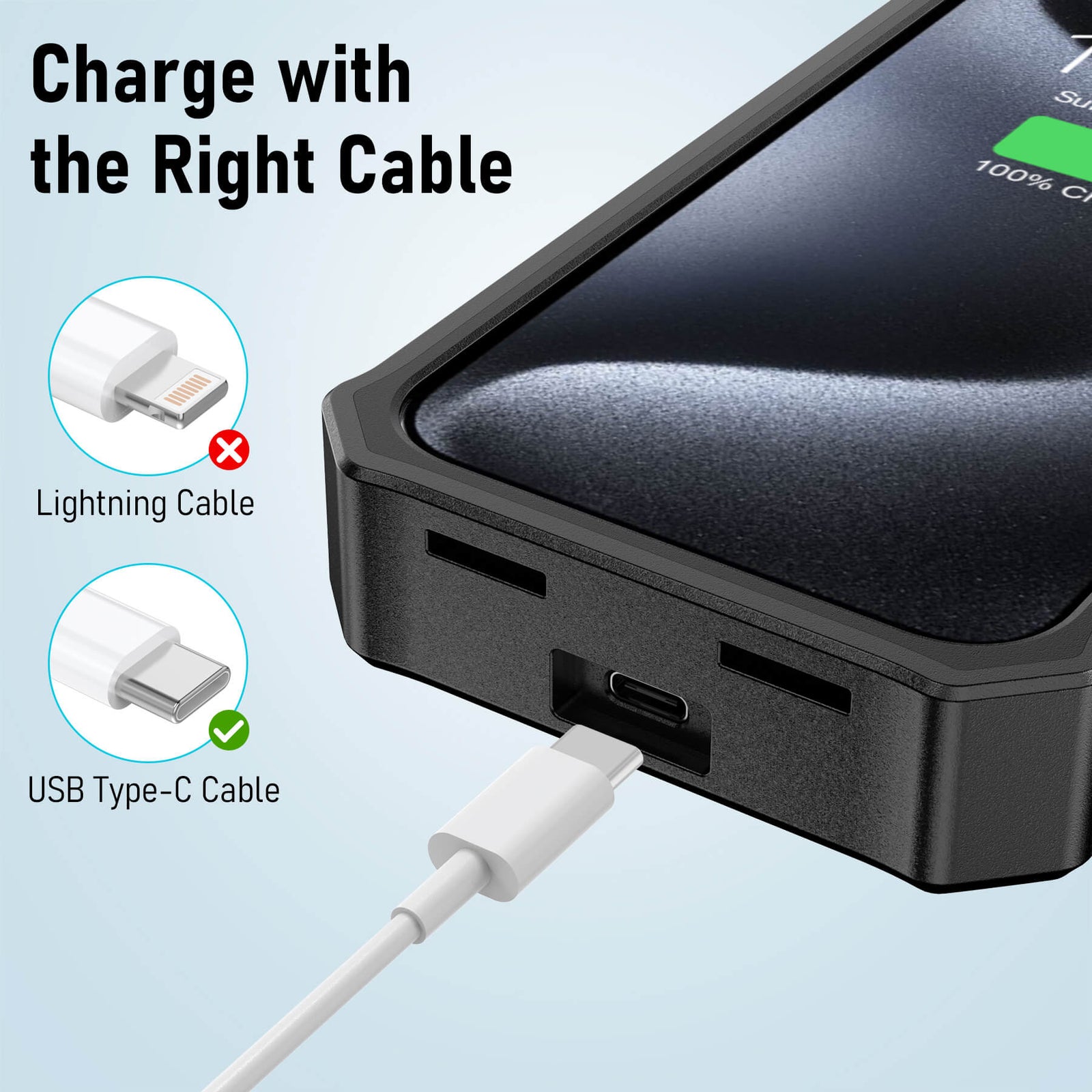 iPhone 15 Pro Max Battery Case 10000mAh