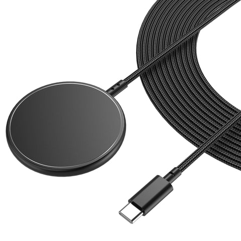 Magnetic Wireless Charger 10ft Blue [MagSafe Compatible]