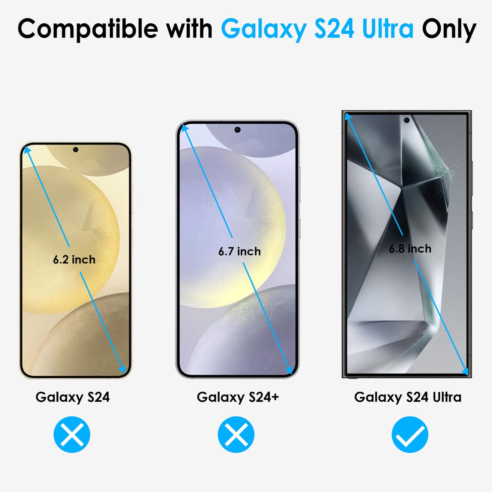 Only compatible with Galaxy S24 Ultra
