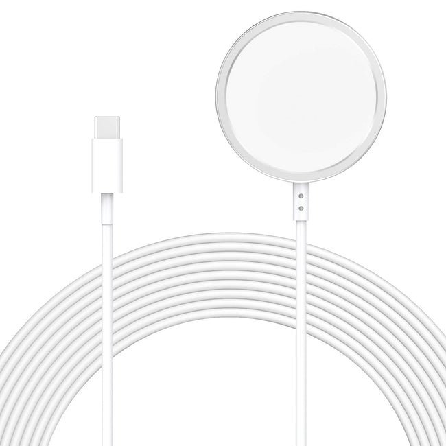 Compatible with MagSafe Charger, Magnet Wireless Charger charging pad for iPhone 13 12 Mini/ 12/ 12 Pro/12 Pro Max silver 7.5W