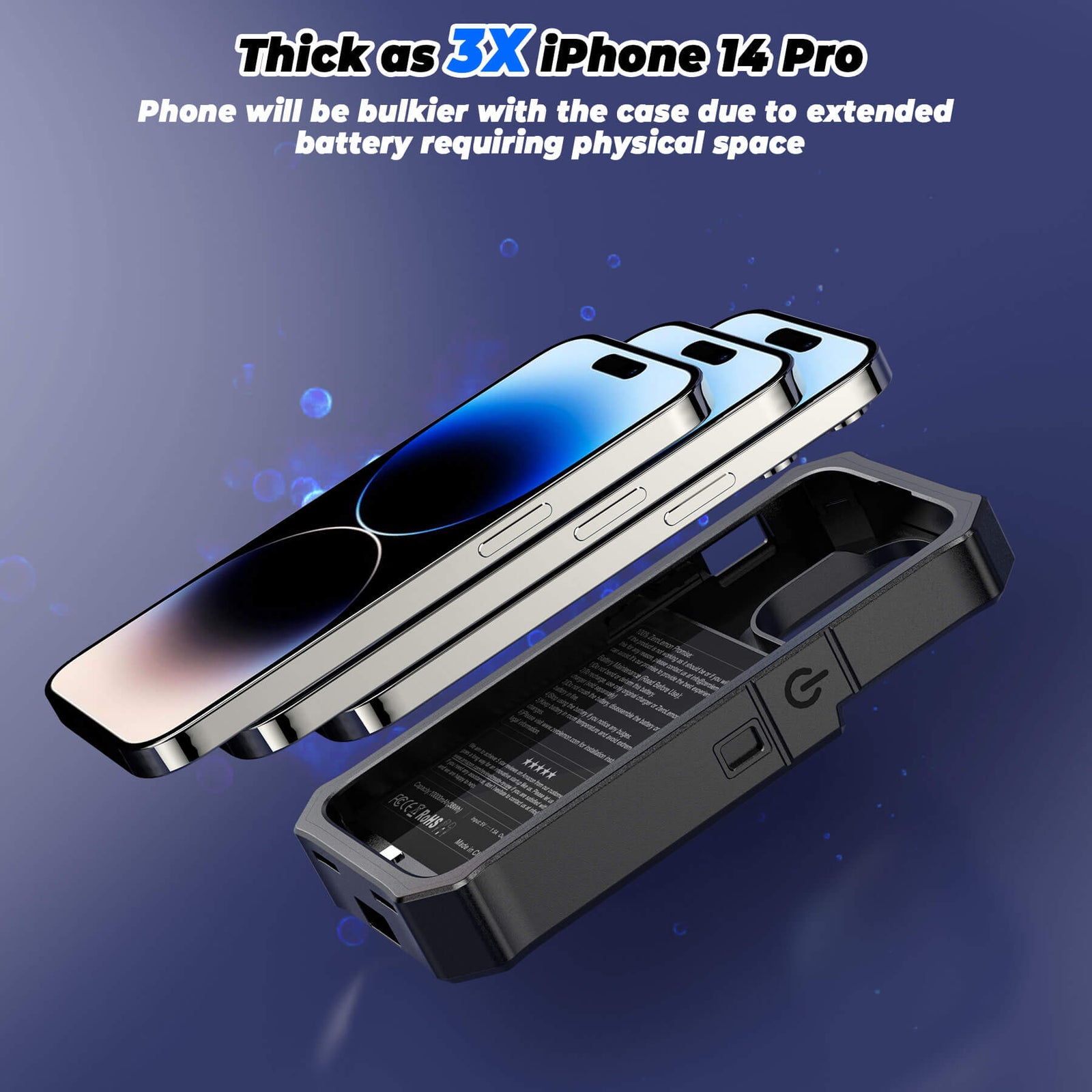 iPhone 14/14 Pro Battery Case 10,000mAh