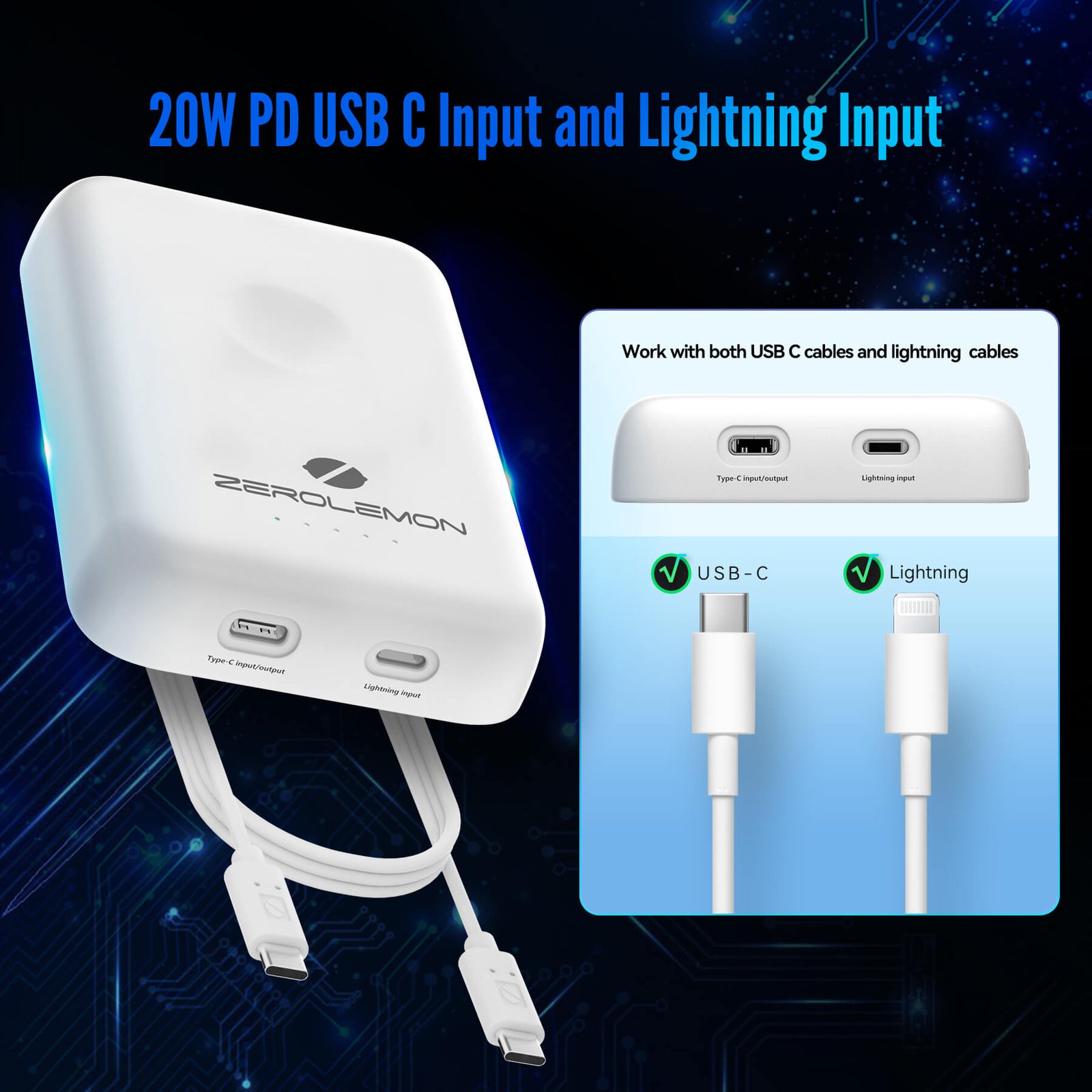 Mag-safe Battery Pack with Apple Watch Charger 10,000mAh