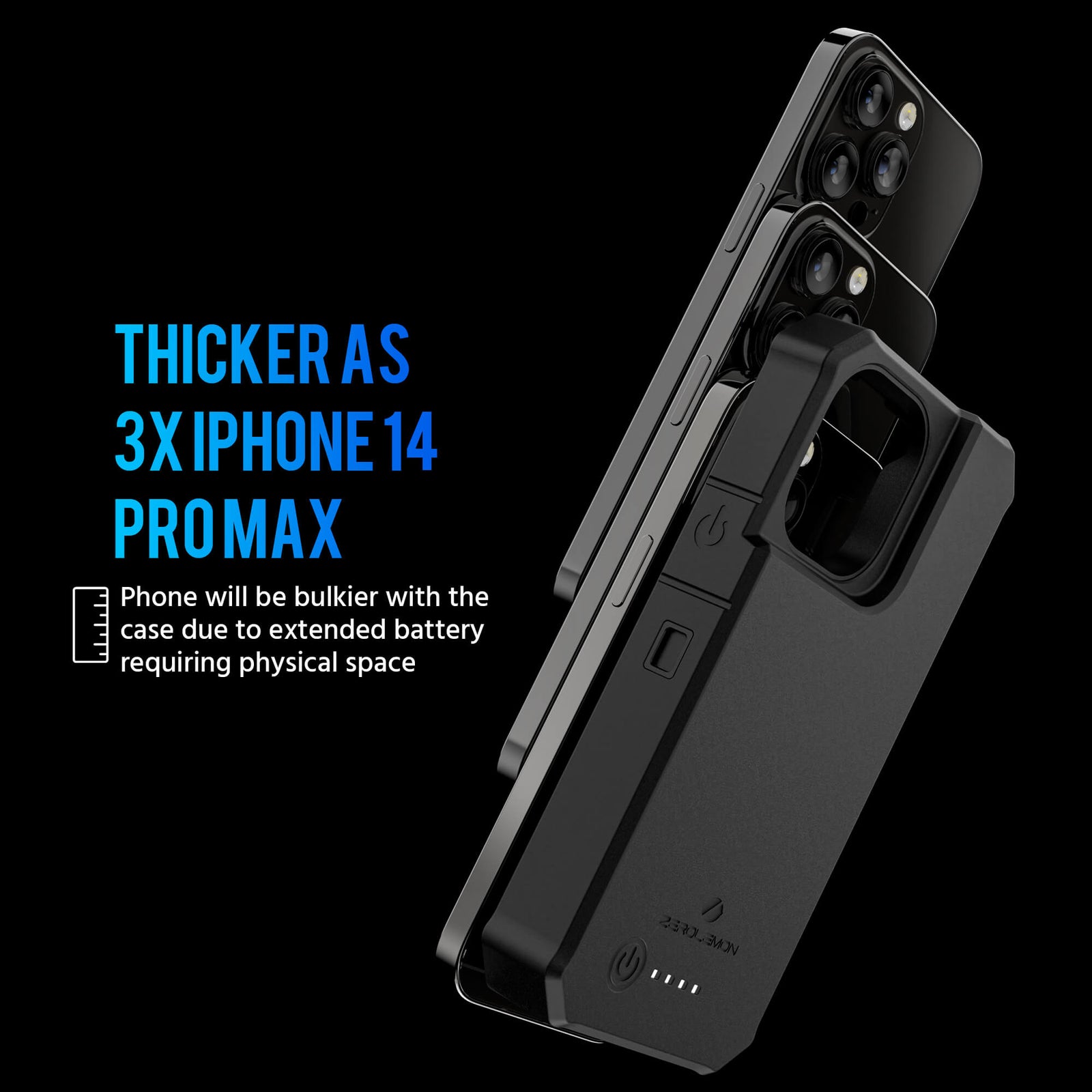 iPhone 14 Pro Max Battery Case 10,000mAh