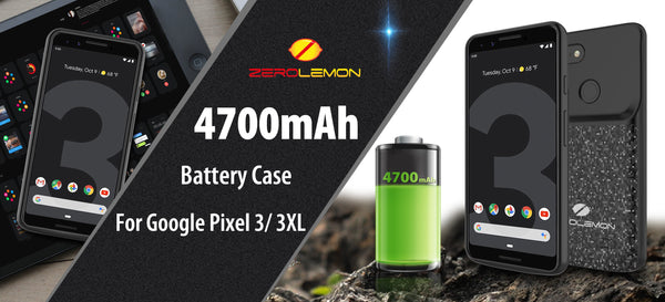 ZeroLemon Battery Charging Case for Google Pixel 3 and Google Pixel 3 XL