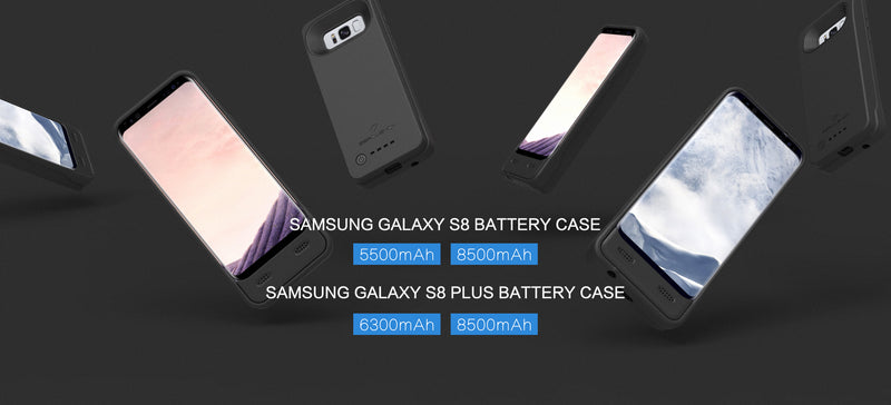 Release of Battery Cases for Galaxy S8 Plus Mobile Phone: 6300mAh and 8500mAh