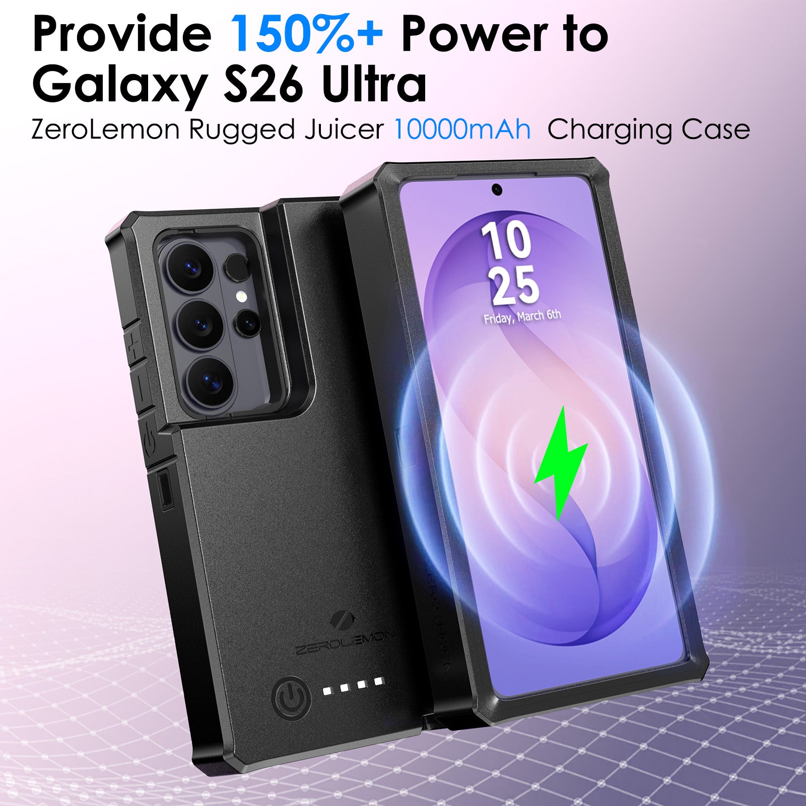 Galaxy S26 Ultra Battery Case 10000mAh