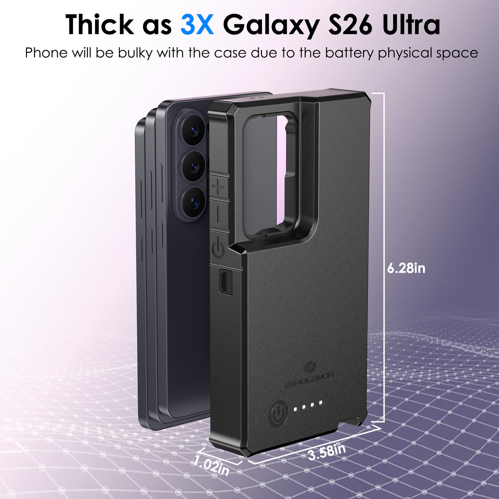 Galaxy S26 Ultra Battery Case 10000mAh