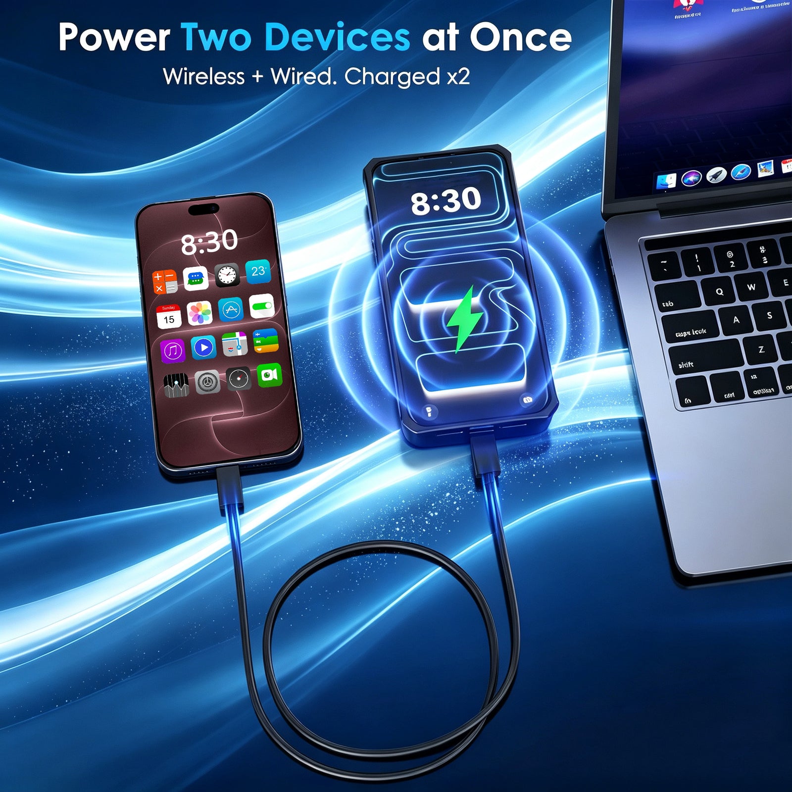 iPhone 18 Pro Max Wireless Charging Battery Case 10000mAh