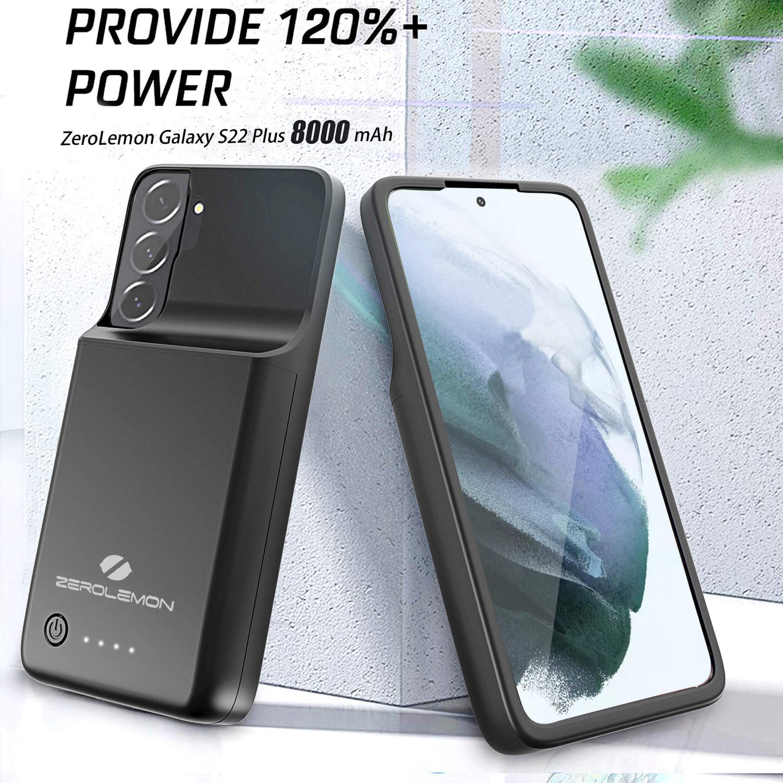 Galaxy S22+ Plus battery case, Galaxy S22+ Plus charging case