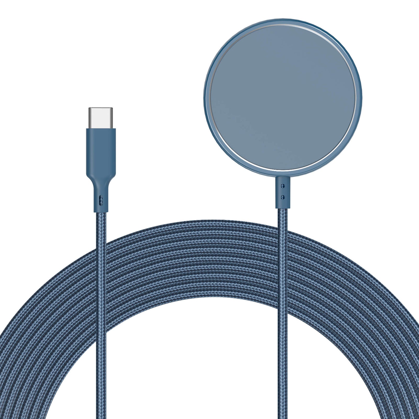 Magnetic Wireless Charger 10ft Blue [MagSafe Compatible] [Ship to US only]
