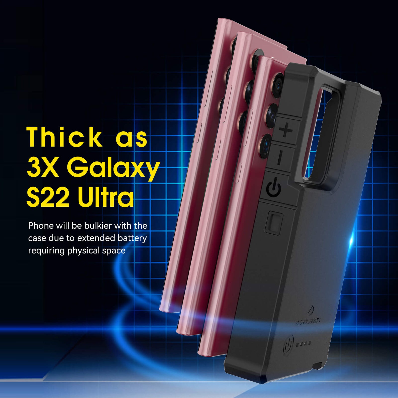  Galaxy S22 Ultra Battery Case 10000mAh
